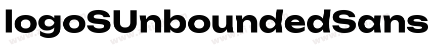 logoSUnboundedSans R字体转换